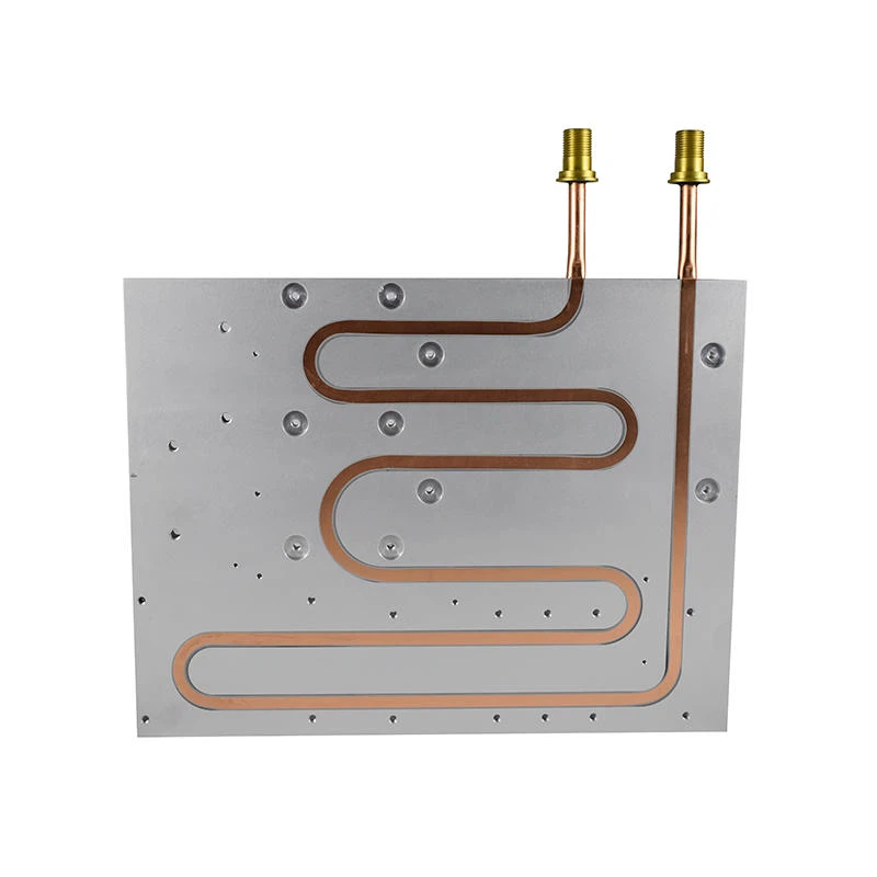 Liquild cold plate with copper pipe-1 Liquild cold plate with copper pipe-1