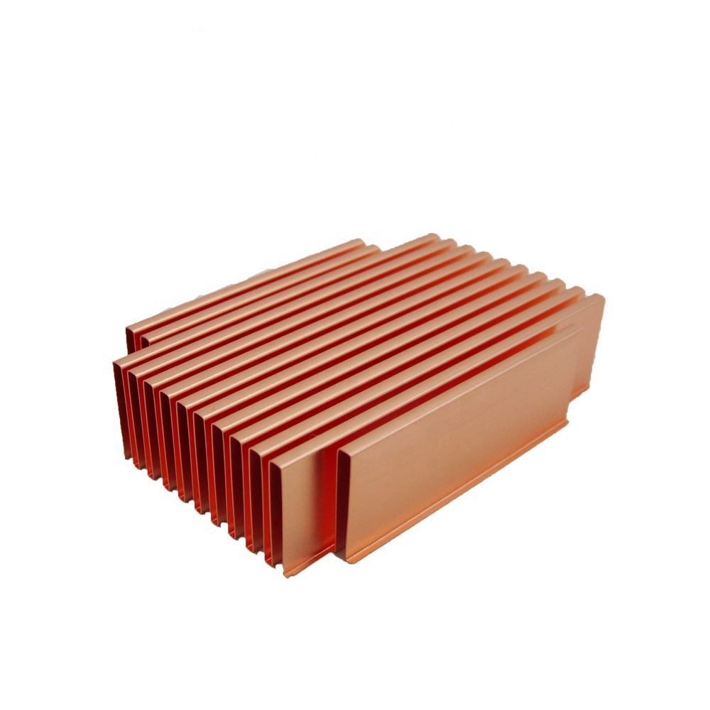 copper folded fin heat sink-4
