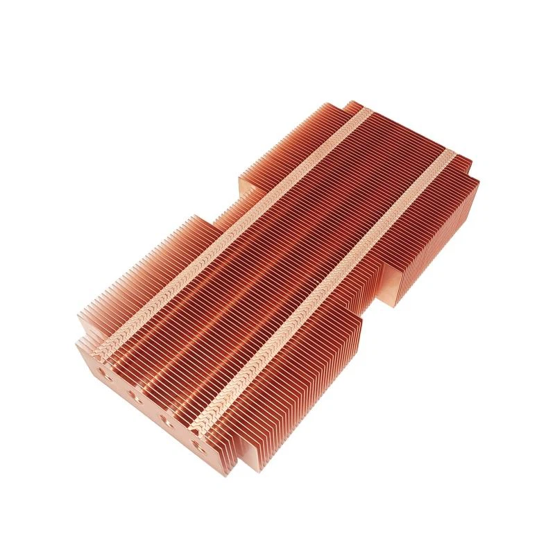 copper heat sink fins