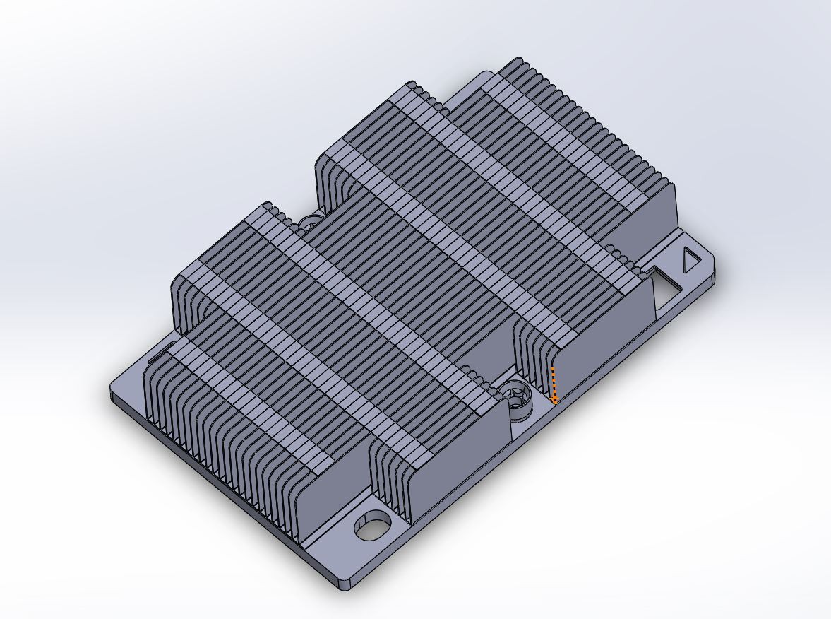 intel 1U standard heatsink intel 1U standard heatsink