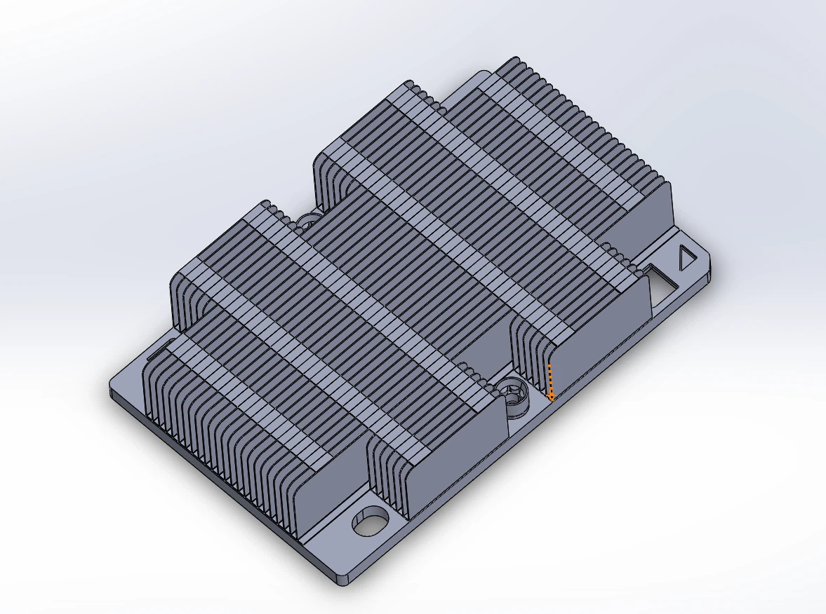 intel 1U standard heatsink