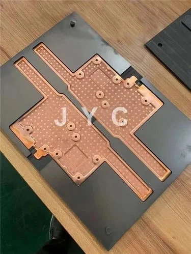 Vapor chamber microchannel cooled plate Vapor chamber microchannel cooled plate