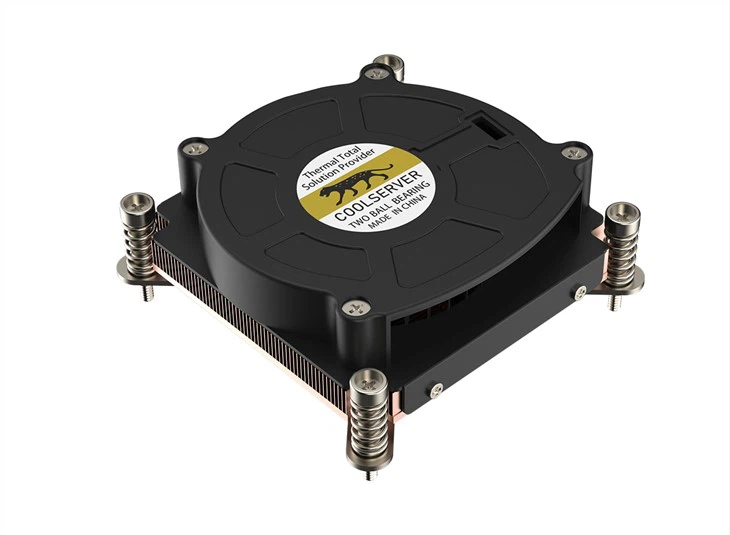 1U Server LGA1700 Copper Skived Fin CPU Radiator