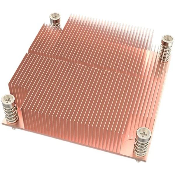 1U Server LGA1700 Copper Skived Fin CPU Heat Sink