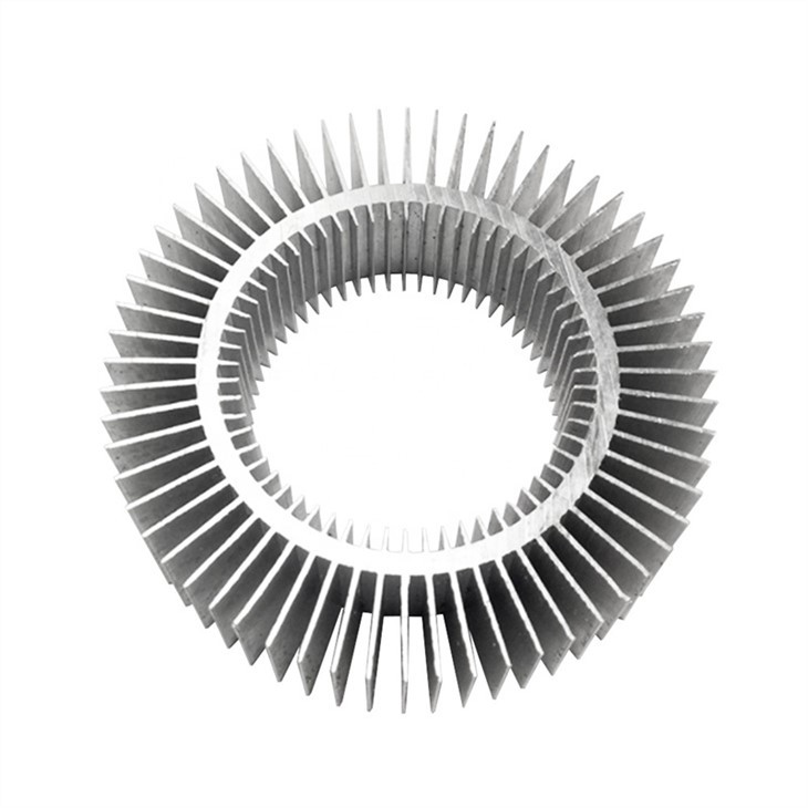 Aluminum Round Heatsink Extrusion For LED