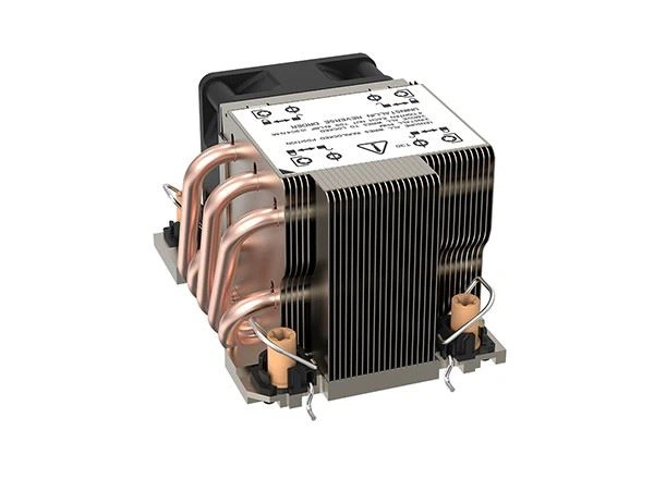 Aluminum Zipper Fin Heat Pipe CPU Cooler With Fan For LGA4189