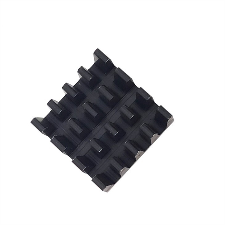 Black Anodized Aluminum Extruded Electronic Heat Sink