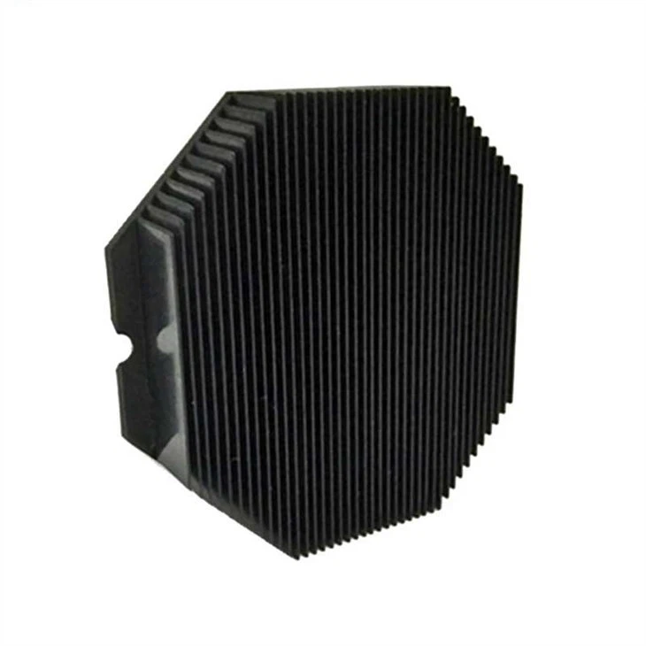 Black Anodized Aluminum Skived Fin Radiator