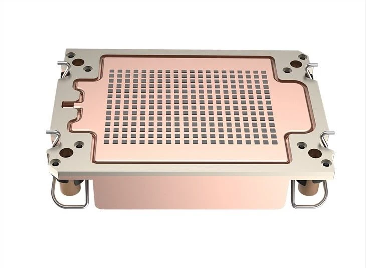 China Customized Copper Zipper Fin Vapor Chamber 1u Server Heat Sink ...