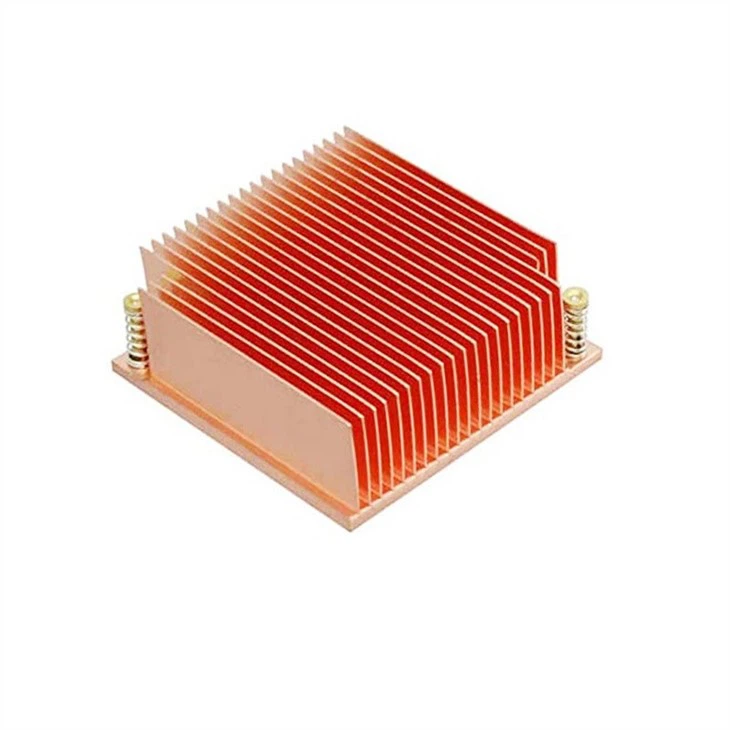 Small Copper Skived Fin Radiator
