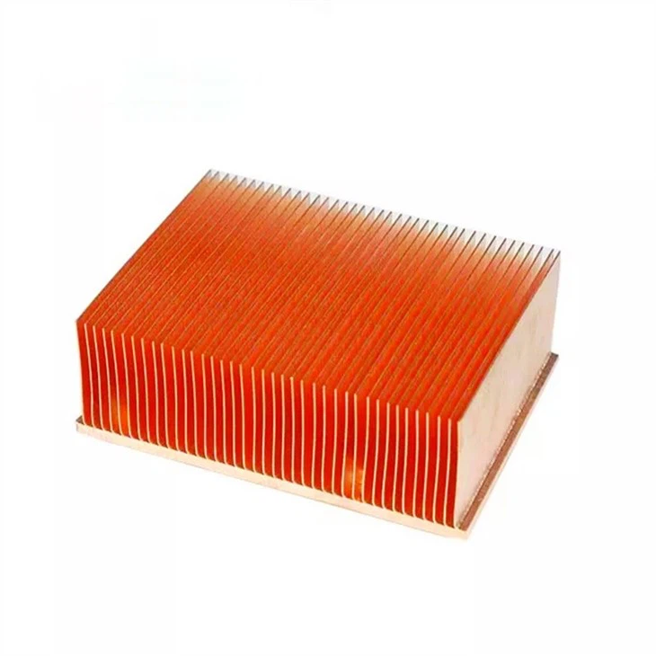Small Copper Skived Fin Radiator