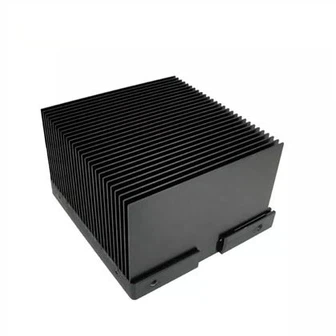 Aluminum Bonded Fin Heat Sink With Copper Plate