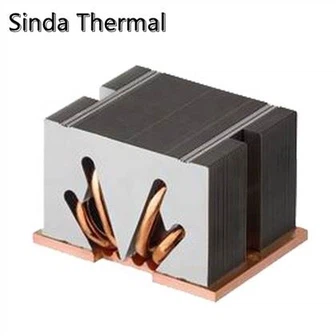 Aluminum Fins Copper Base Heat Sink