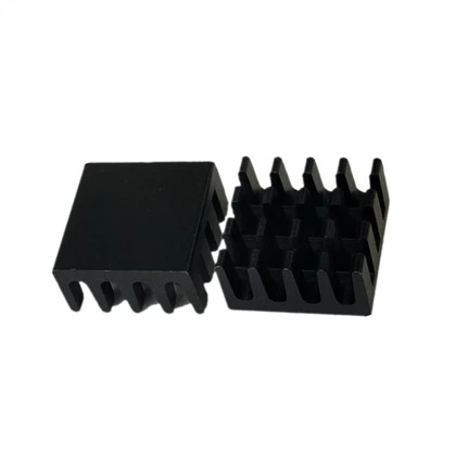 Black Anodized Aluminum Extruded VRM Heatsink
