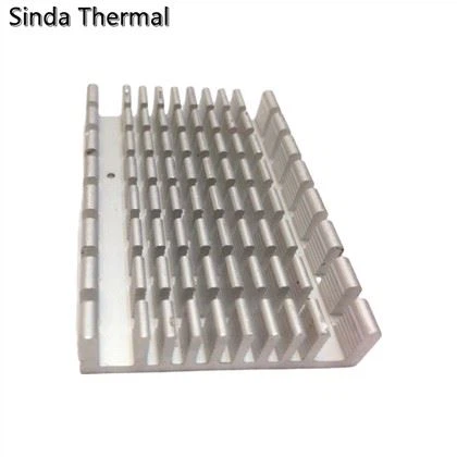 Clear Anodized Extruded Aluminum Heat Sink