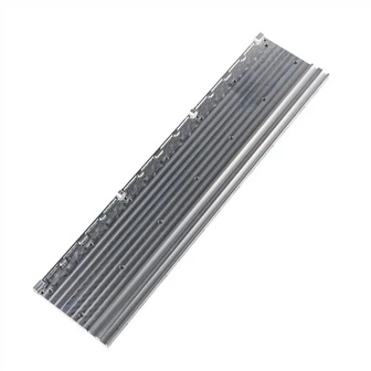 Clear Anodized Extruded Aluminum Heatsink