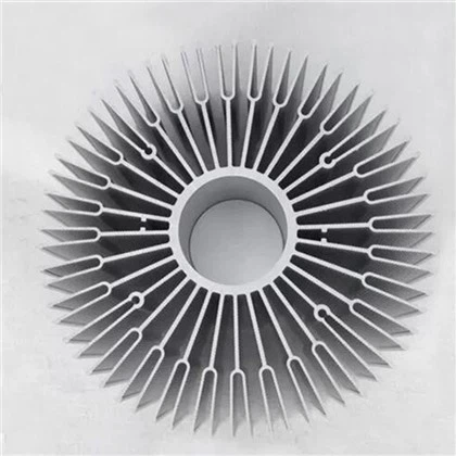 Round Extruded Aluminum Heat Sink
