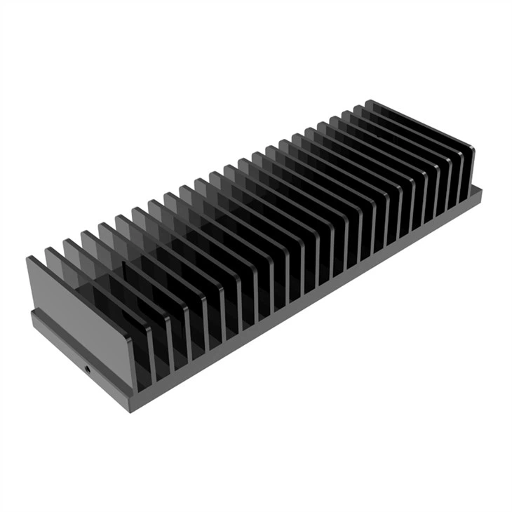 Aluminum Chipset Heat Sink For PCB