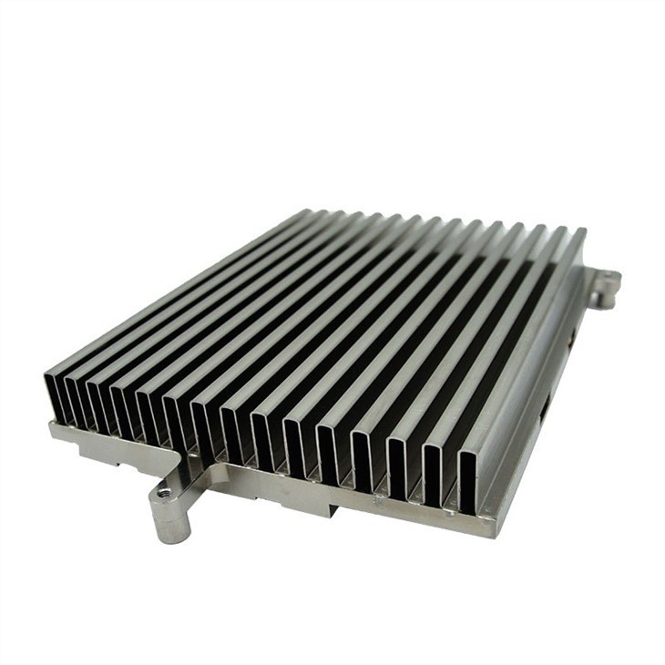 Aluminum Folded Fin Heat Sink For Electronics