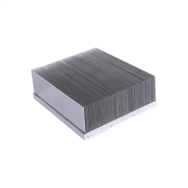 Aluminum Skiving Fin Heat Sink With High Aspect Ratio