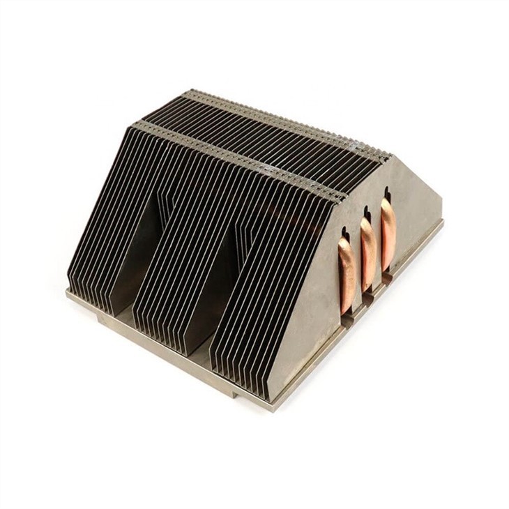 Aluminum Zipper Fin Heat Sink For Laser Diodes