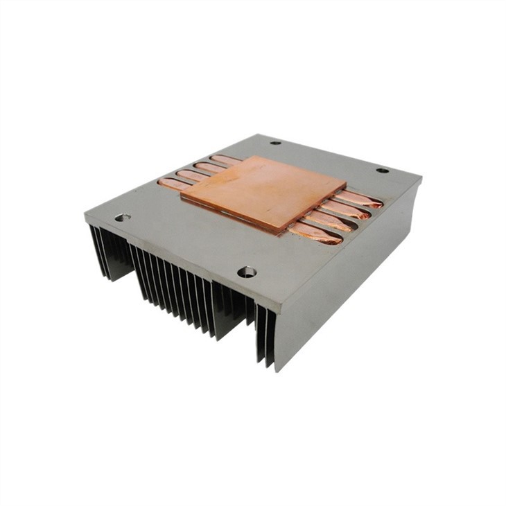 Copper Plate Aluminum Zipper Fin Heatsink