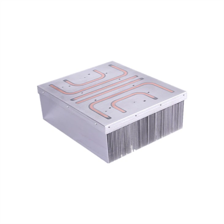 Large Aluminum Skived Fin Solar Inverter Heat Sink