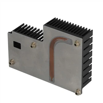 Aluminum Zipper Fin And Plate Soldering Heatsink
