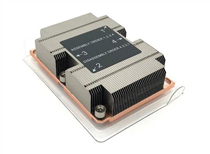 Copper Plate Aluminum Zipper Fin Heatsink