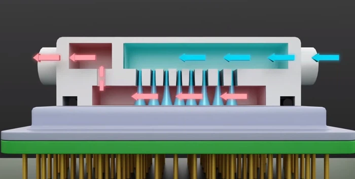 Direct chip immersion cooling Direct chip immersion cooling